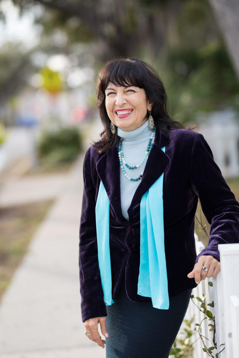 woman with big smile