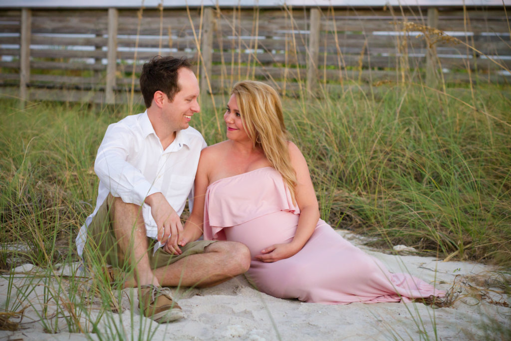 maternity photos honeymoon island