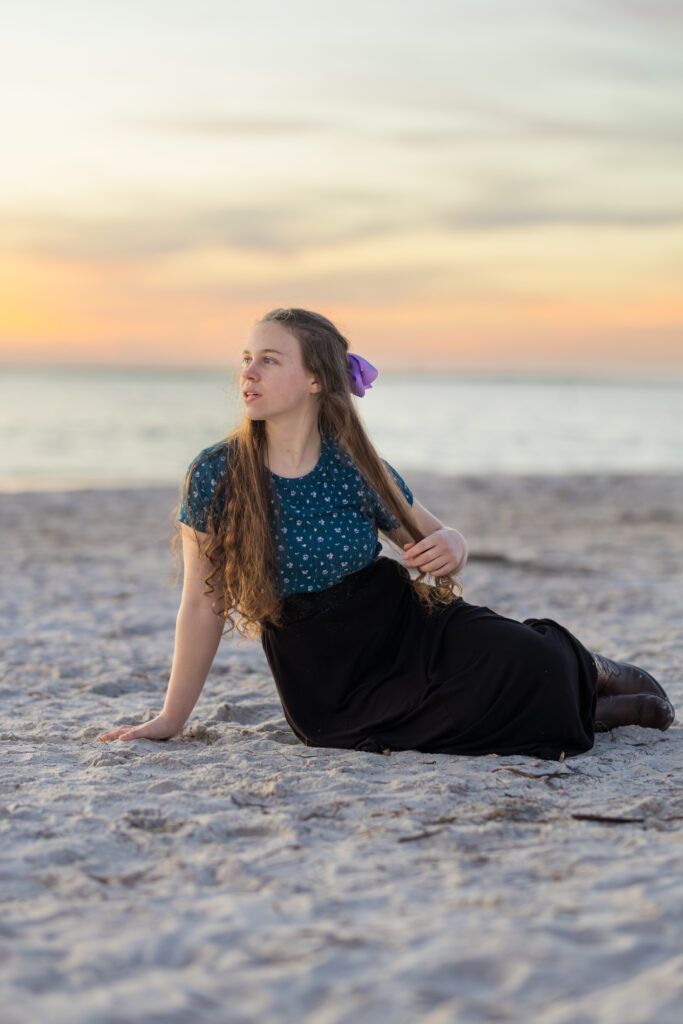 sunset senior pictures tampa bay