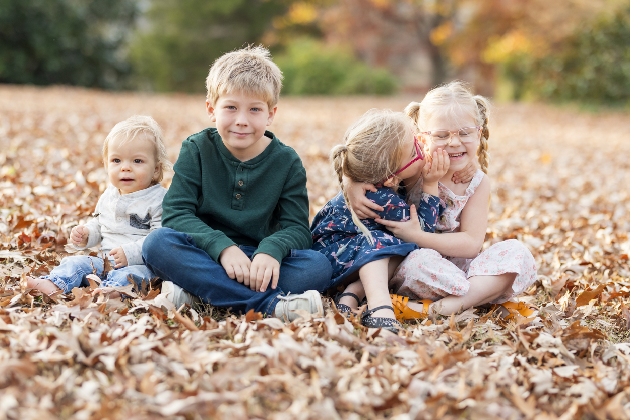 children's portrait fall
