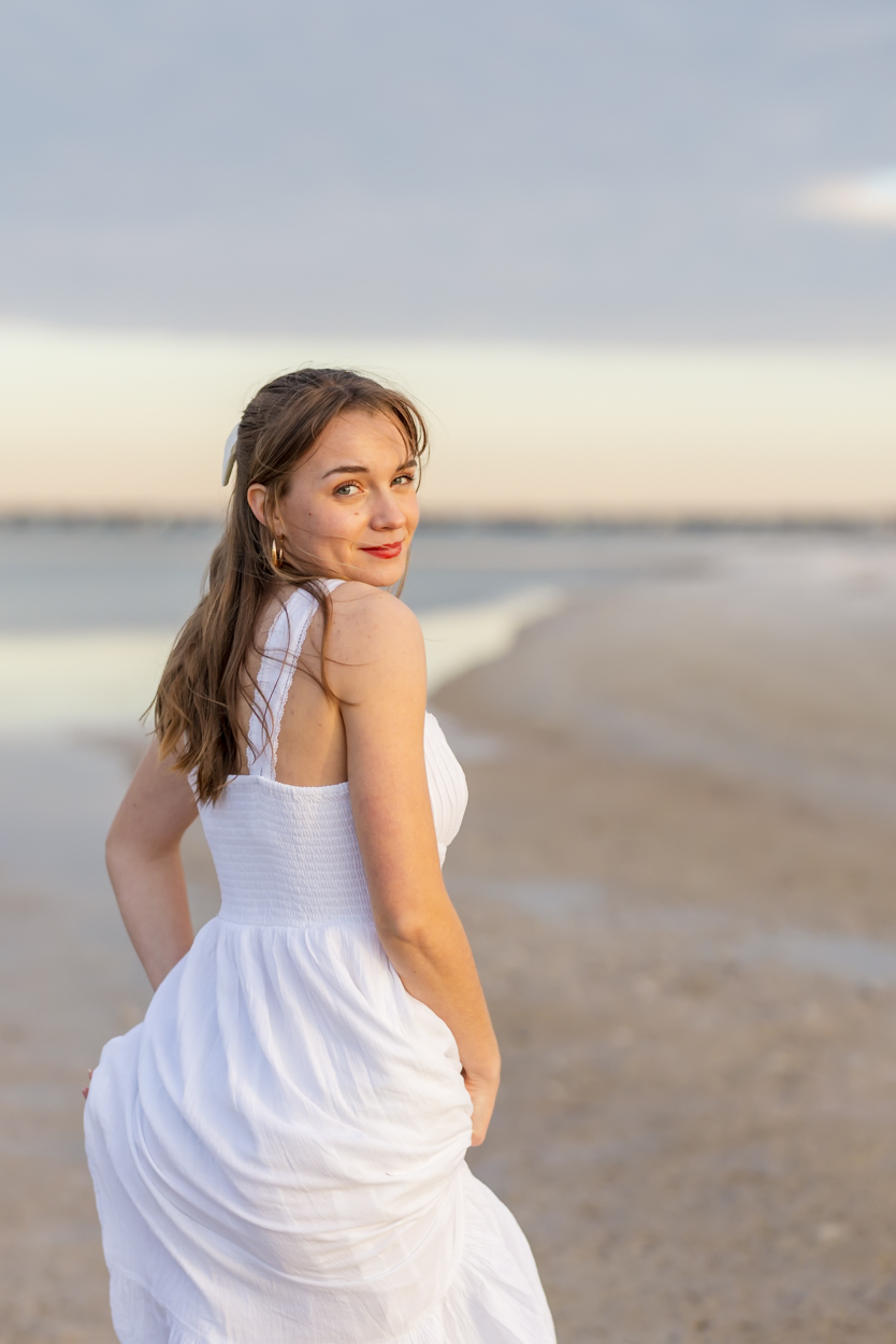 beach senior portraits tampa bay