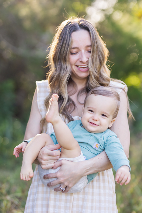 mom and son portraits tampa bay